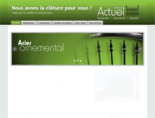 Tablet Screenshot of clotureactuel.com